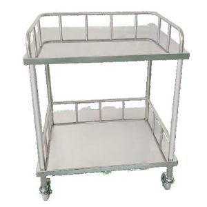 T202 Instrument Trolley with two layers