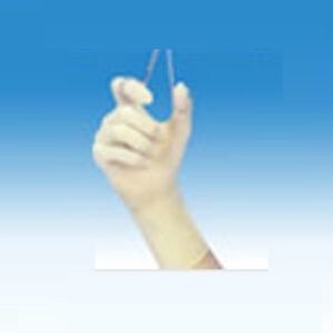 Latex surgical gloves