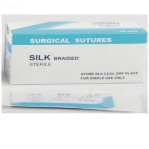 (SK) SILK BRAIDED NON-ABSORBABLE